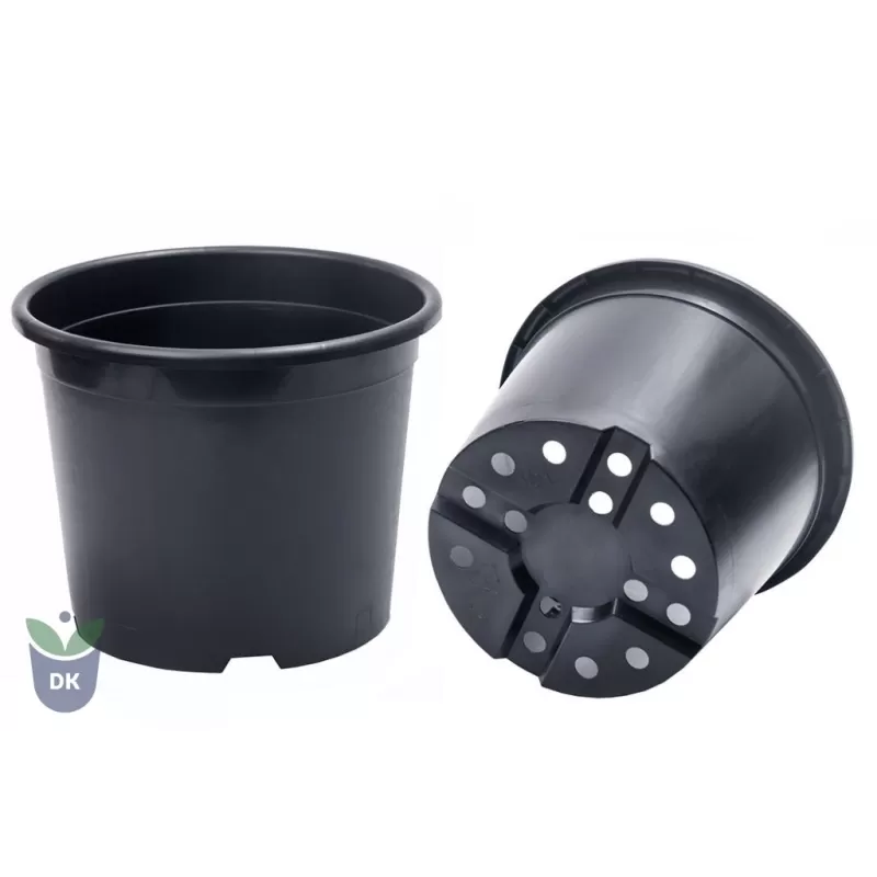 Vazonas, plastiko, standartinis, apvalus, su laikymo briauna, 32Ø h26cm C15L, ZD+, 0D, WR, U1 didmena