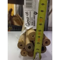 Bambuko lazdos 210 cm, 10 vnt.