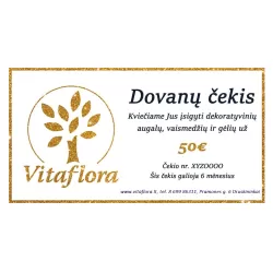 Dovanų kuponas augalams