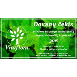 Dovanų kuponas augalams