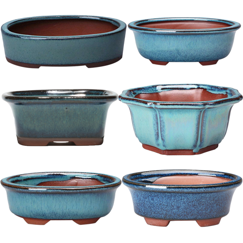 Bonsai vazonas, keramika, vidus 11 x 7 x 3.5