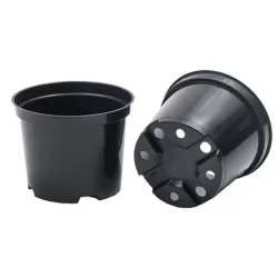 Vazonas, plastiko, standartinis, apvalus, 15Ø h12cm C1,5L, ZD, OD, U1 x10 (perkant 70 vnt + 30 vnt dovanų)