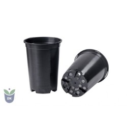 Vazonas, plastiko, praaukštintas, apvalus, rožėms, 18Ø h24cm C4 L , ET3, ET4, OD, U1, ZD